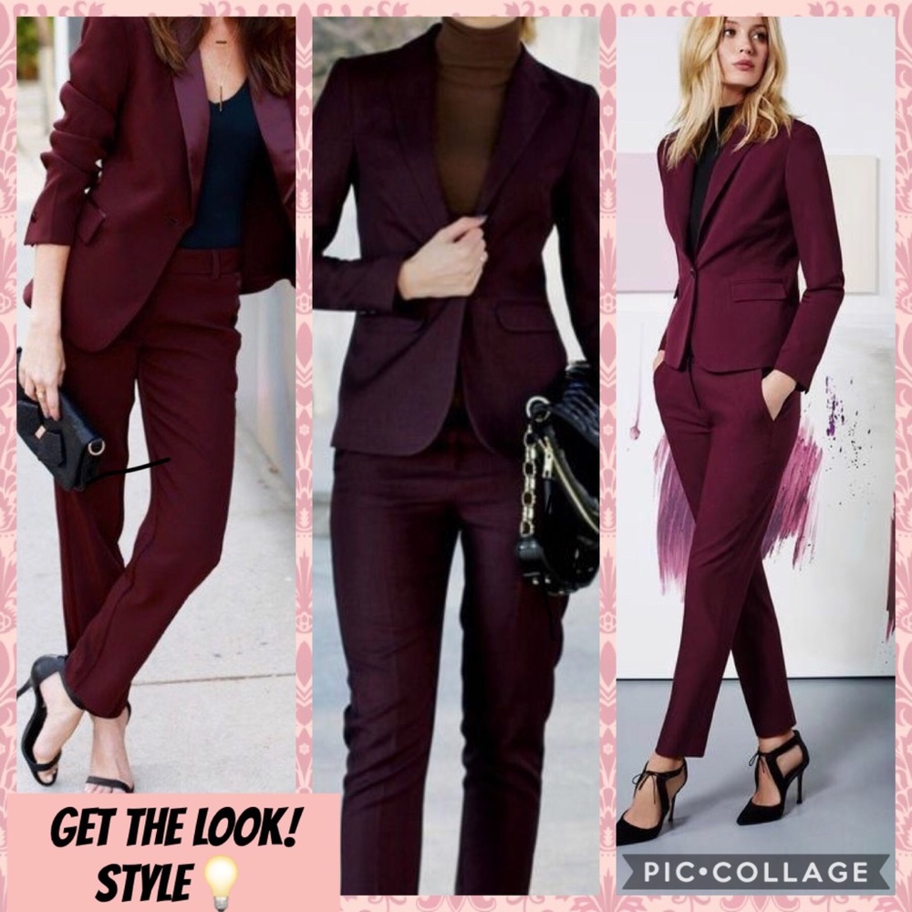 🦋NWOT Blazer: Burgundy Blazer